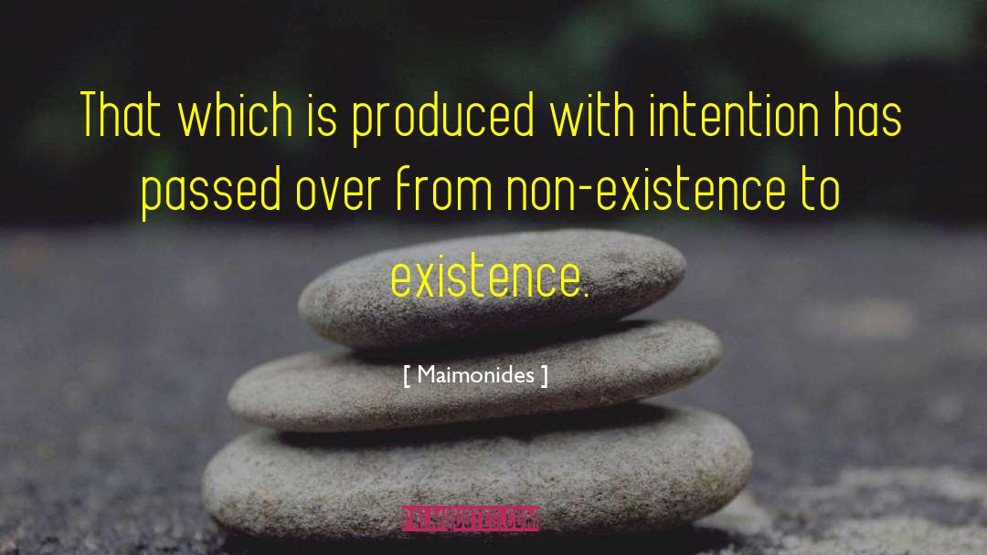 Maimonides Quotes: That which is produced with