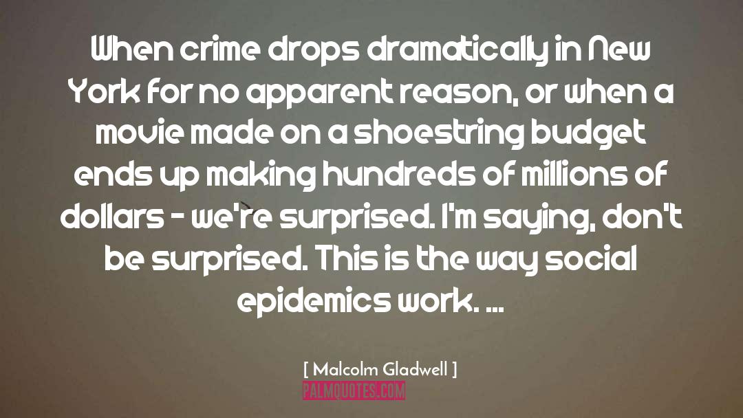 Malcolm Gladwell Quotes: When crime drops dramatically in
