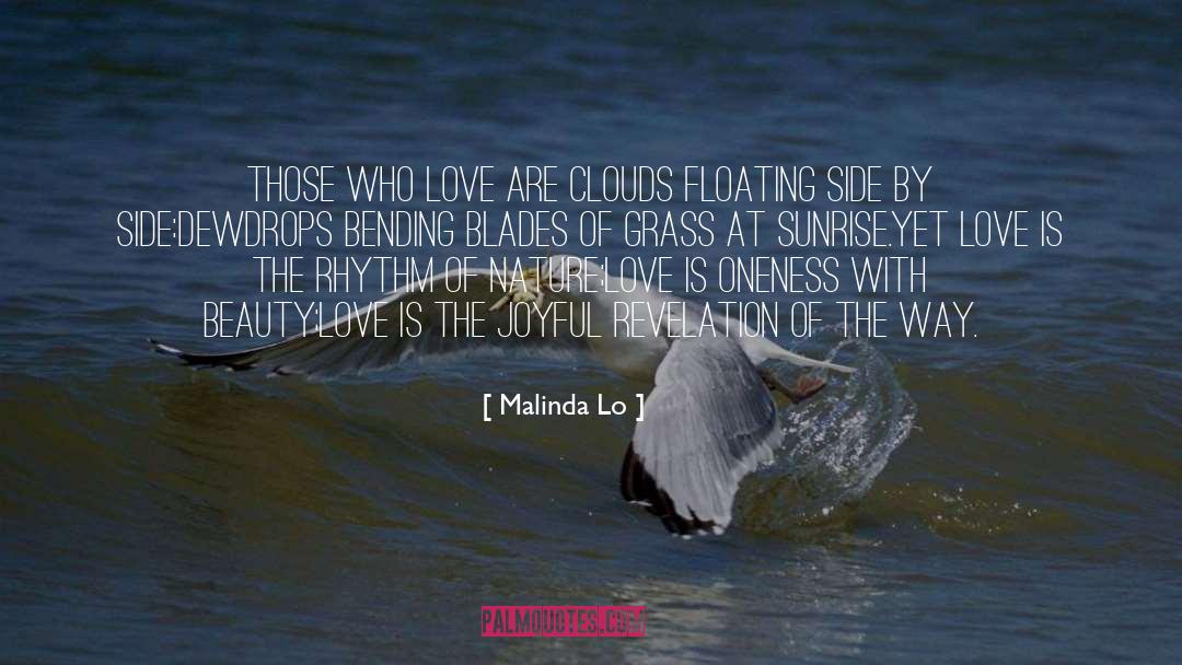 Malinda Lo Quotes: Those who love are clouds