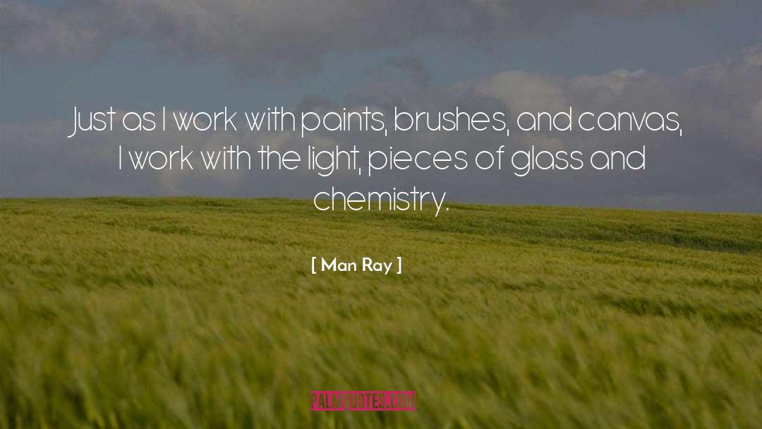 Man Ray Quotes: Just as I work with