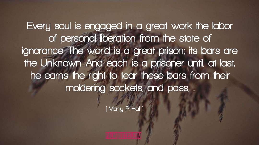 Manly P. Hall Quotes: Every soul is engaged in