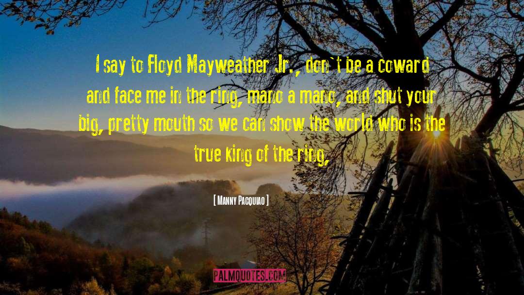 Manny Pacquiao Quotes: I say to Floyd Mayweather