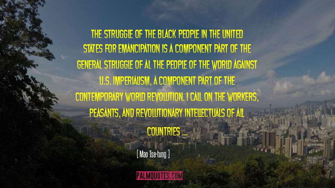 Mao Tse-tung Quotes: The struggle of the Black