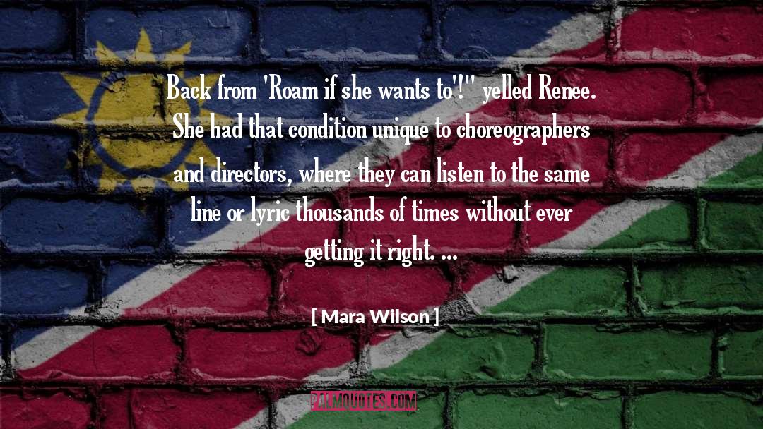 Mara Wilson Quotes: Back from 'Roam if she