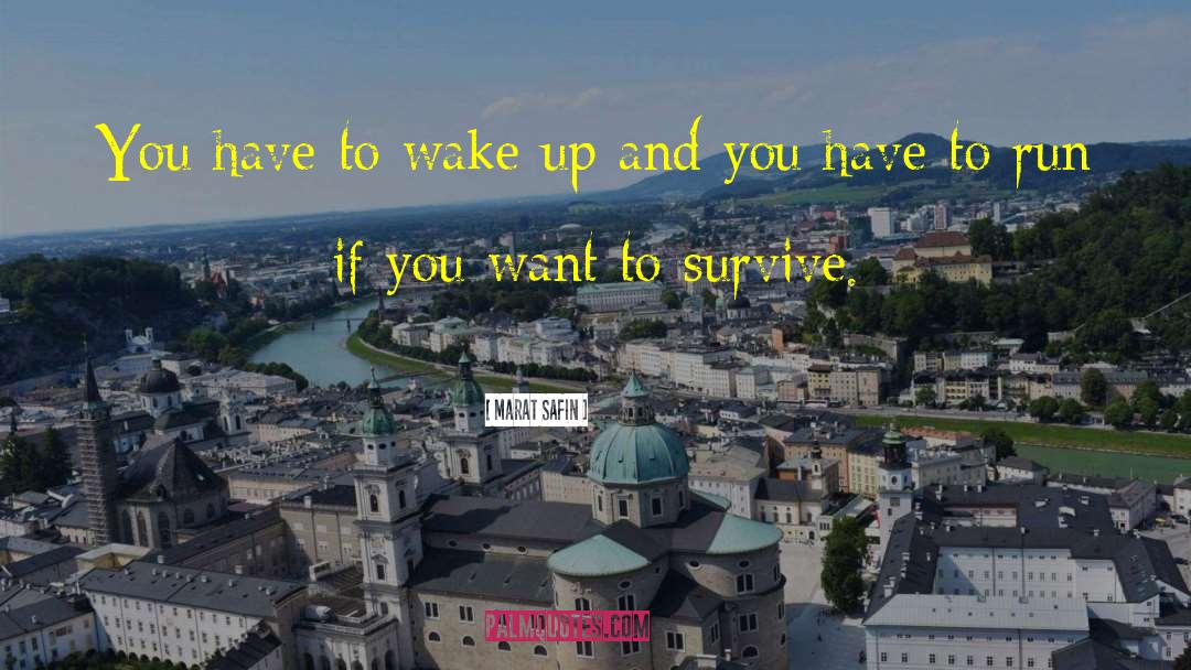 Marat Safin Quotes: You have to wake up