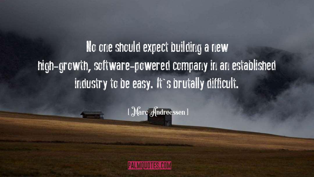 Marc Andreessen Quotes: No one should expect building