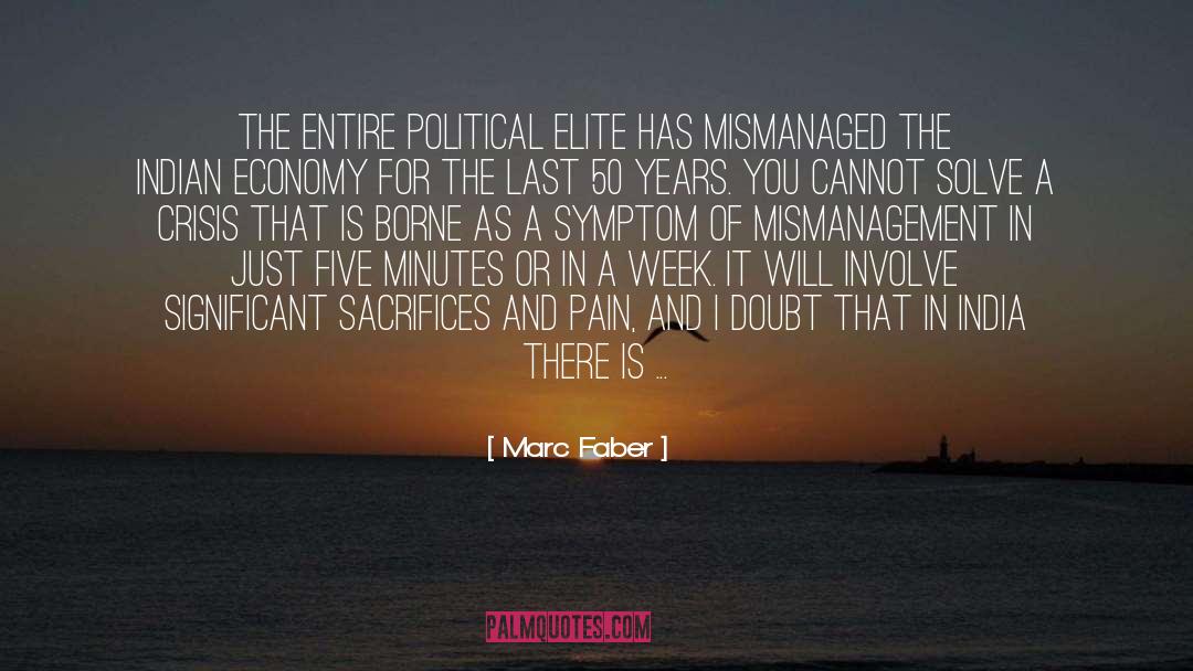 Marc Faber Quotes: The entire political elite has