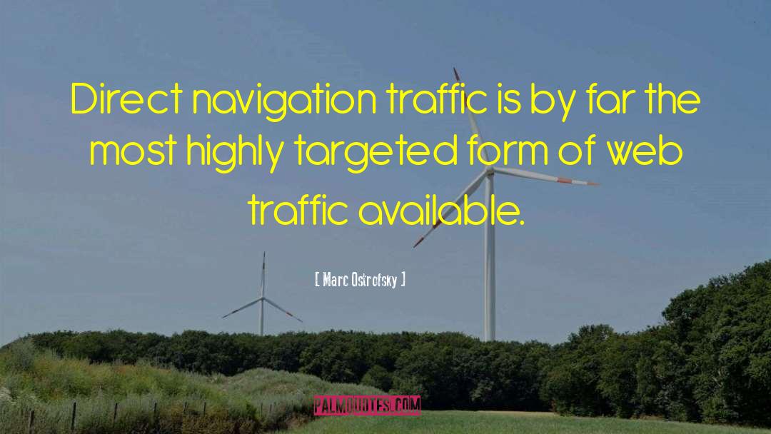 Marc Ostrofsky Quotes: Direct navigation traffic is by