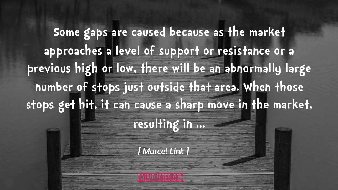 Marcel Link Quotes: Some gaps are caused because