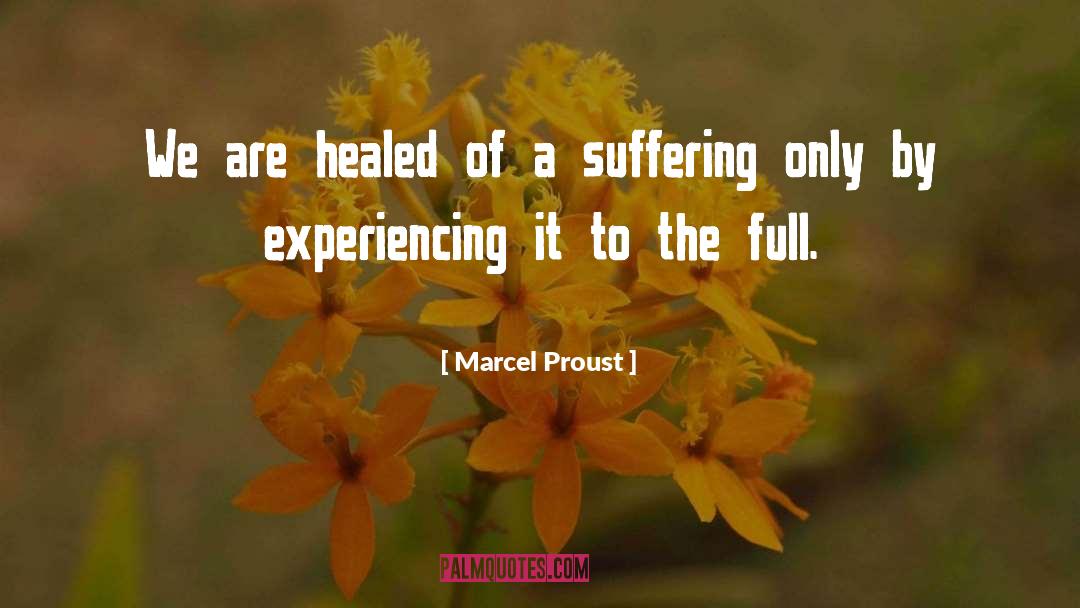 Marcel Proust Quotes: We are healed of a