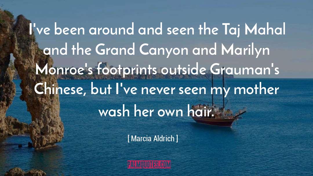 Marcia Aldrich Quotes: I've been around and seen