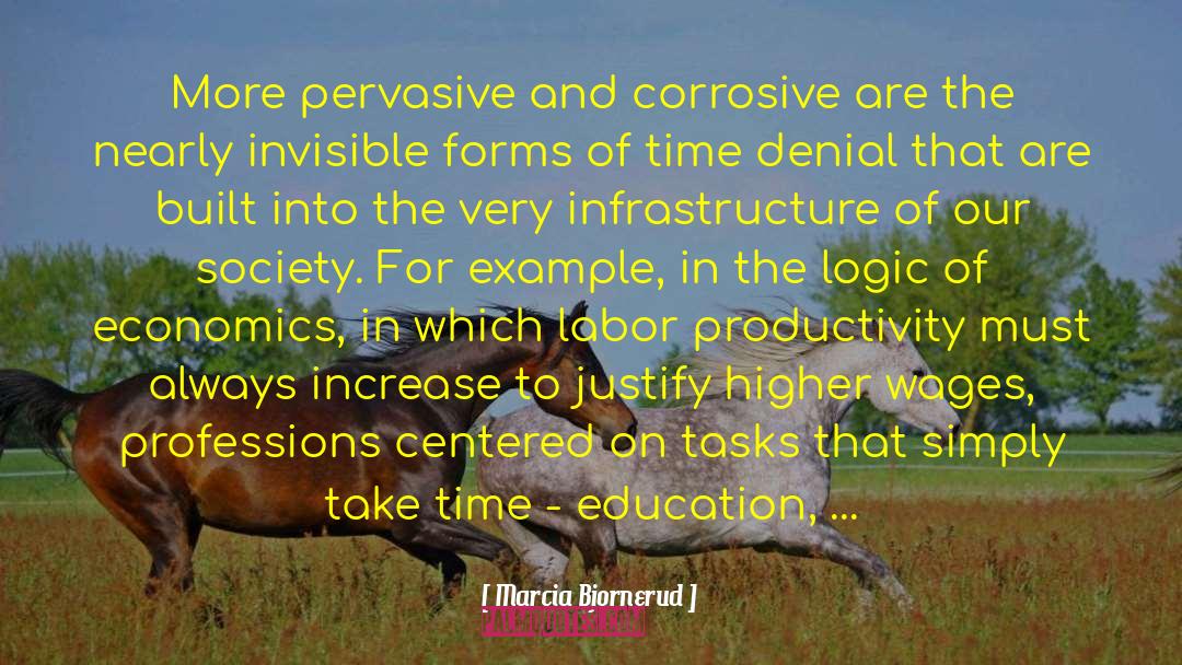 Marcia Bjornerud Quotes: More pervasive and corrosive are