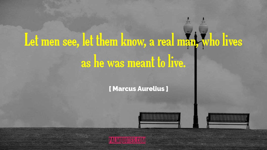 Marcus Aurelius Quotes: Let men see, let them