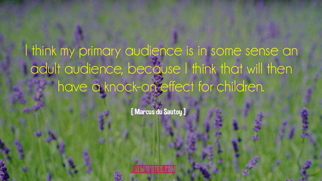 Marcus Du Sautoy Quotes: I think my primary audience