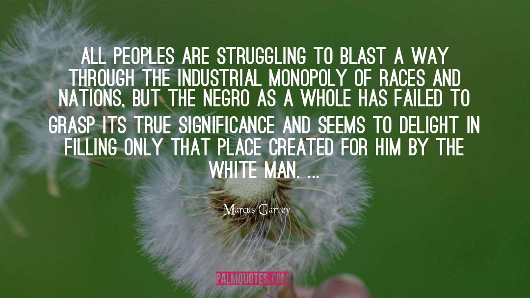 Marcus Garvey Quotes: All peoples are struggling to