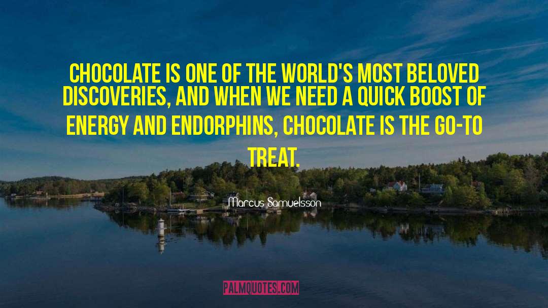 Marcus Samuelsson Quotes: Chocolate is one of the