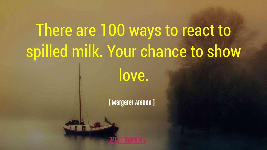 Margaret Aranda Quotes: There are 100 ways to