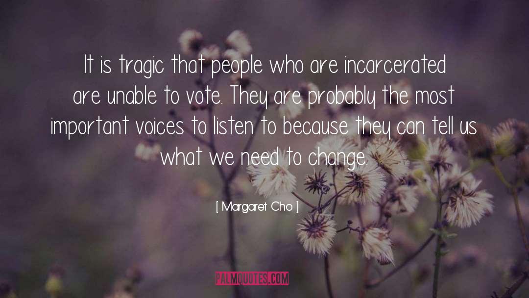 Margaret Cho Quotes: It is tragic that people