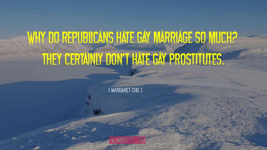 Margaret Cho Quotes: Why do Republicans hate gay