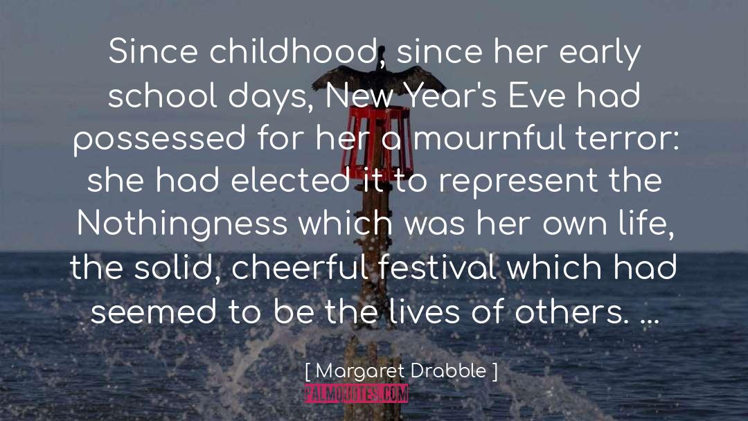 Margaret Drabble Quotes: Since childhood, since her early