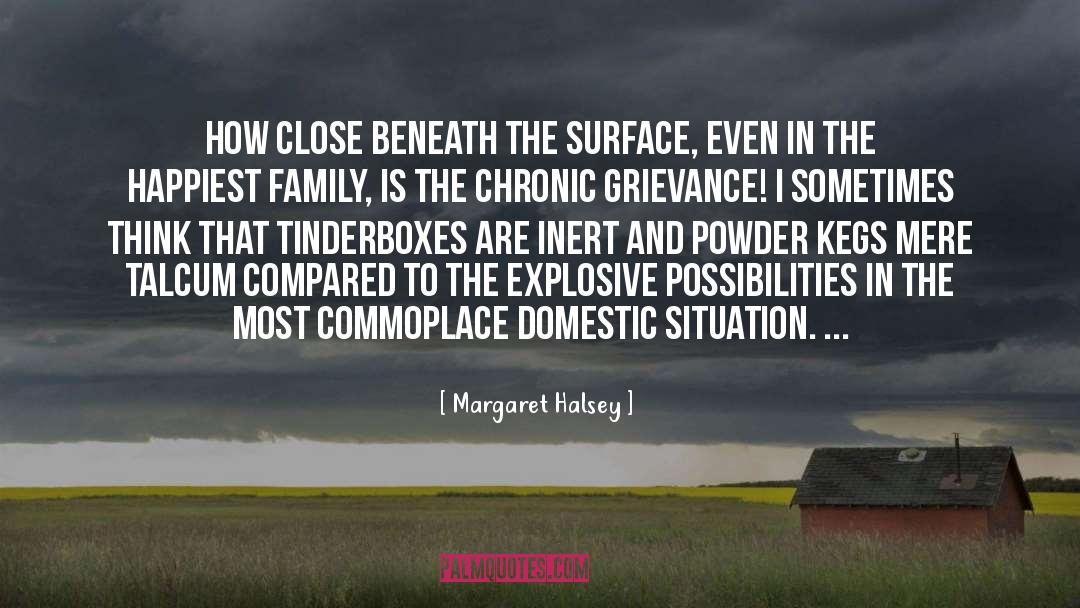 Margaret Halsey Quotes: How close beneath the surface,