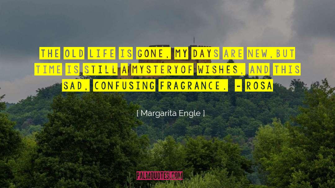 Margarita Engle Quotes: The old life is gone,