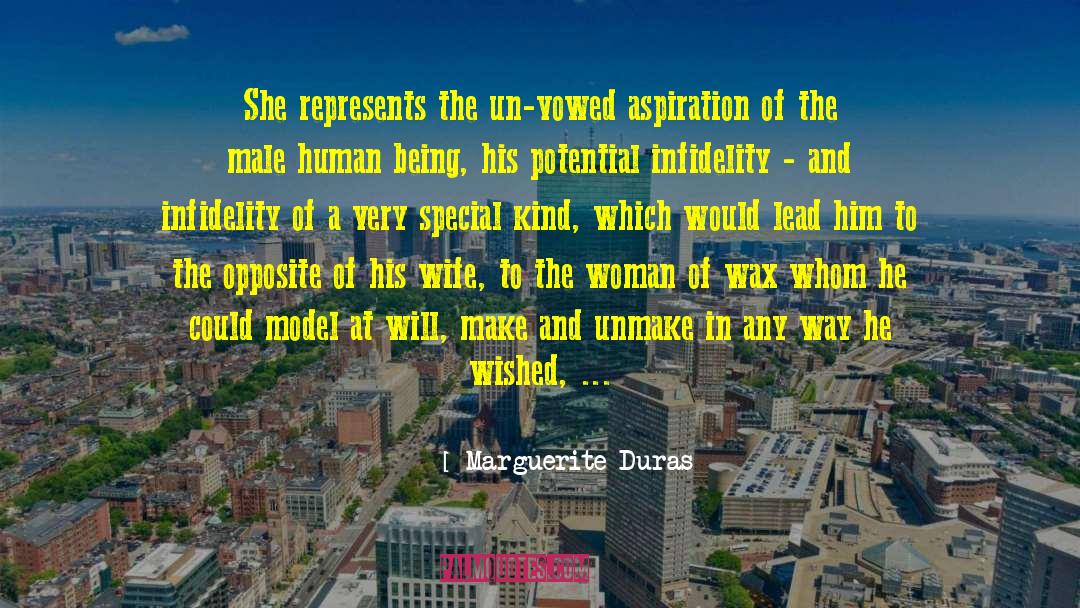 Marguerite Duras Quotes: She represents the un-vowed aspiration