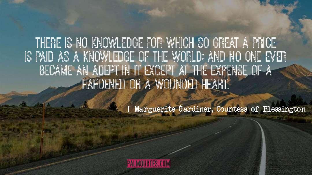 Marguerite Gardiner, Countess Of Blessington Quotes: There is no knowledge for