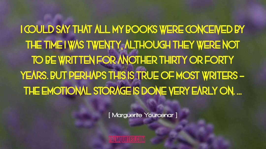 Marguerite Yourcenar Quotes: I could say that all