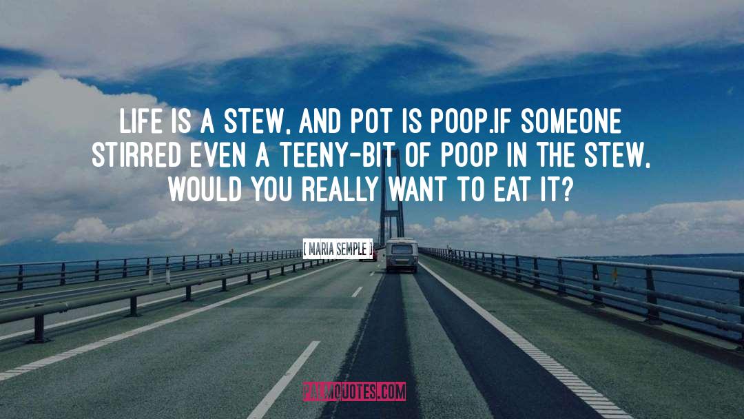 Maria Semple Quotes: Life is a stew, and