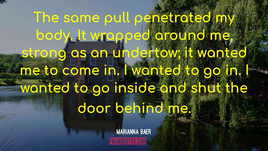 Marianna Baer Quotes: The same pull penetrated my