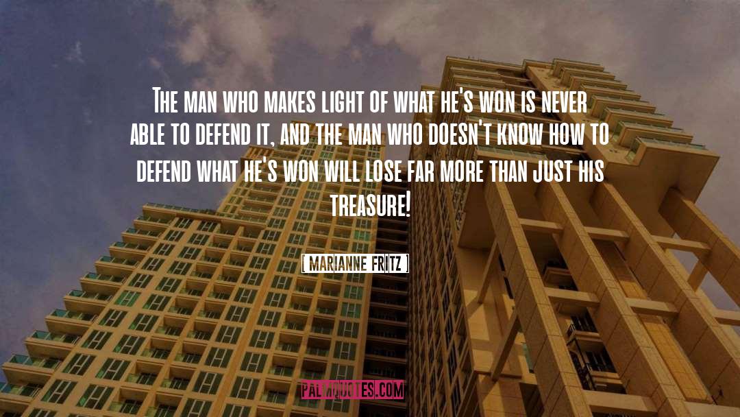 Marianne Fritz Quotes: The man who makes light