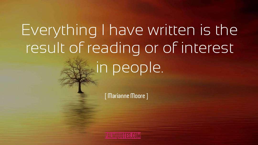 Marianne Moore Quotes: Everything I have written is