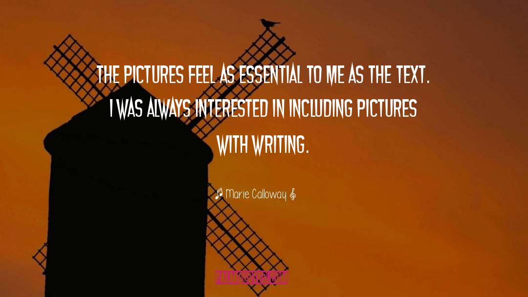 Marie Calloway Quotes: The pictures feel as essential