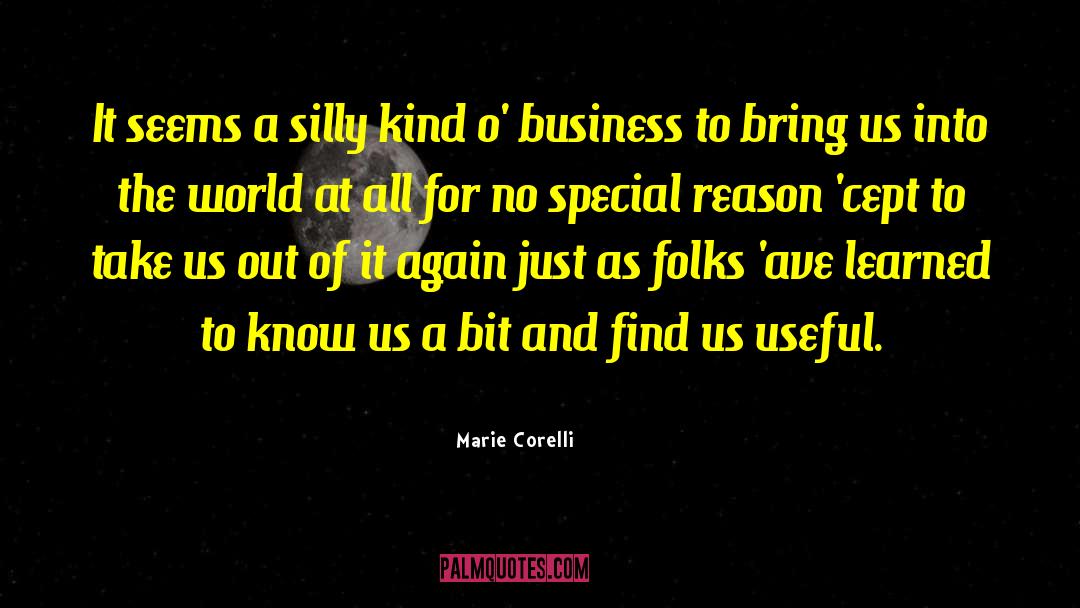 Marie Corelli Quotes: It seems a silly kind