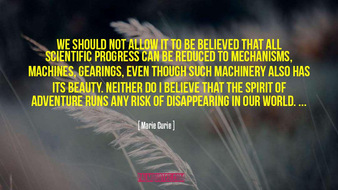 Marie Curie Quotes: We should not allow it
