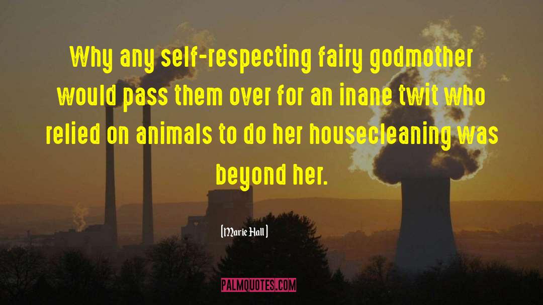 Marie Hall Quotes: Why any self-respecting fairy godmother