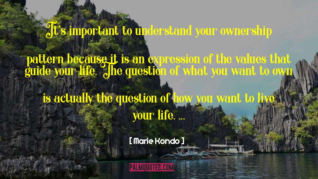 Marie Kondo Quotes: It's important to understand your