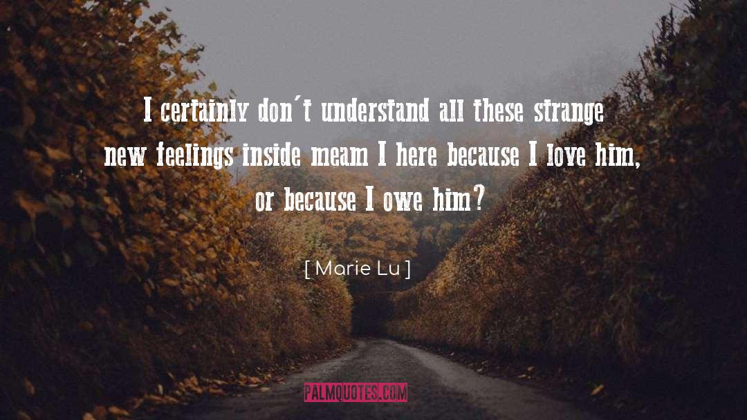 Marie Lu Quotes: I certainly don't understand all