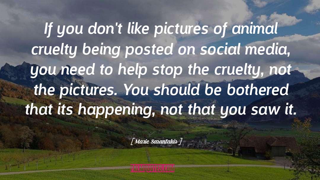 Marie Sarantakis Quotes: If you don't like pictures