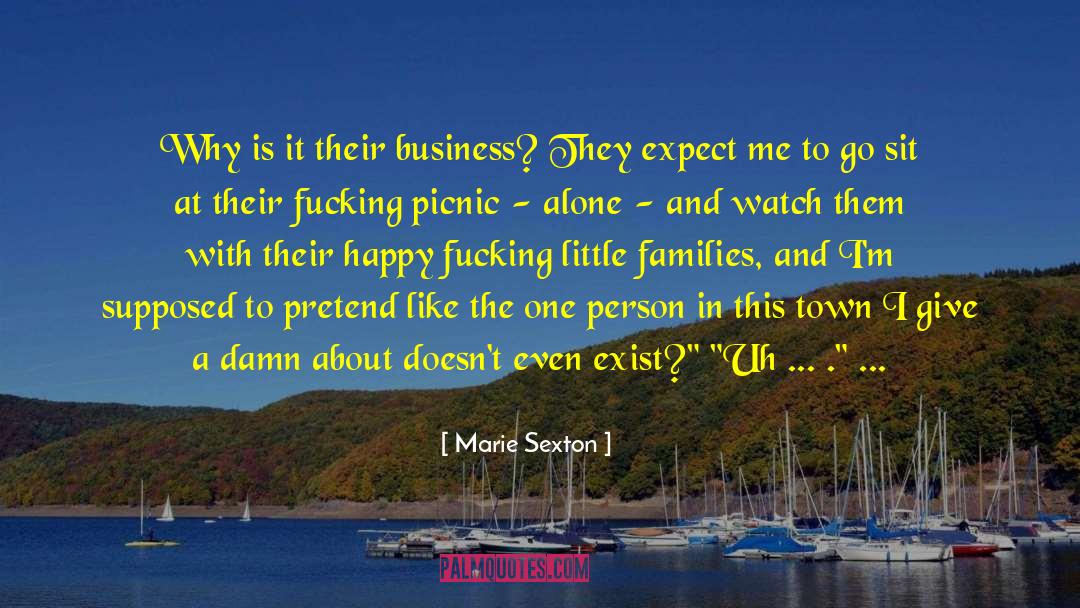 Marie Sexton Quotes: Why is it their business?