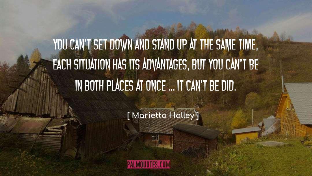 Marietta Holley Quotes: You can't set down and