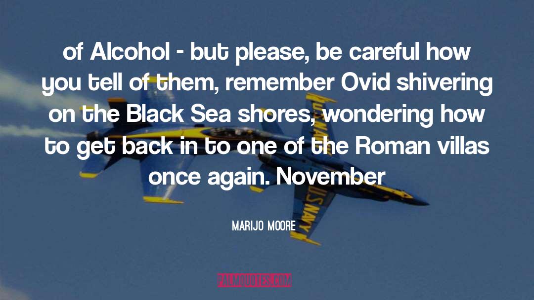 MariJo Moore Quotes: of Alcohol - but please,