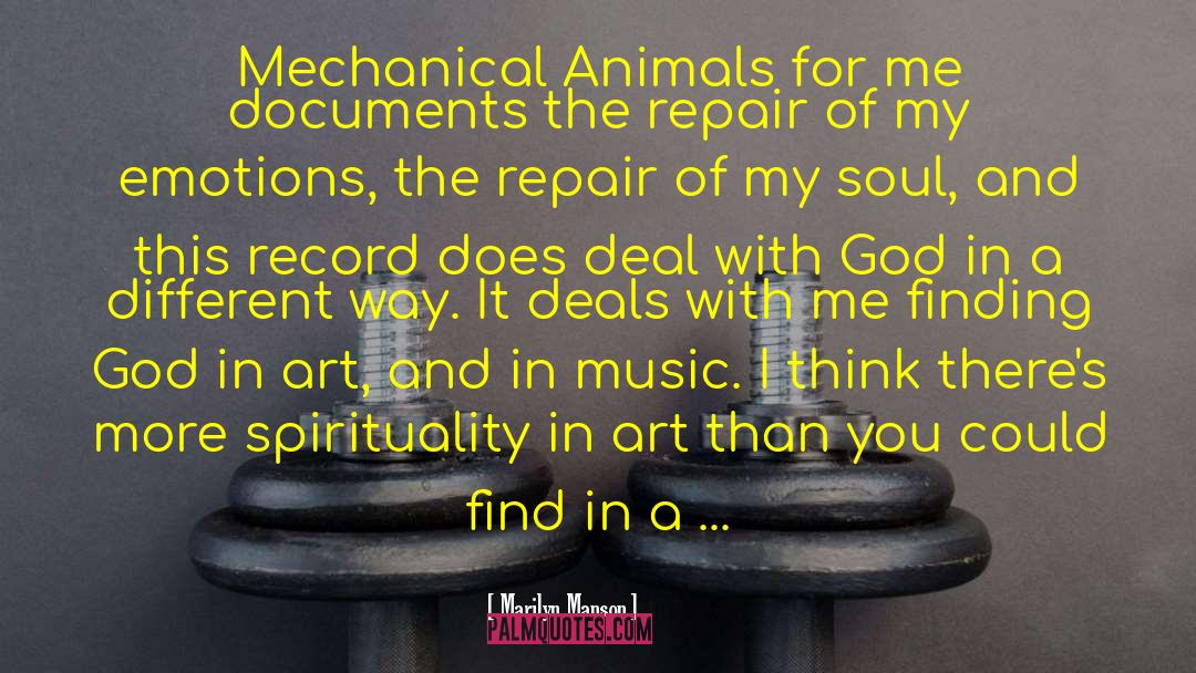 Marilyn Manson Quotes: Mechanical Animals for me documents
