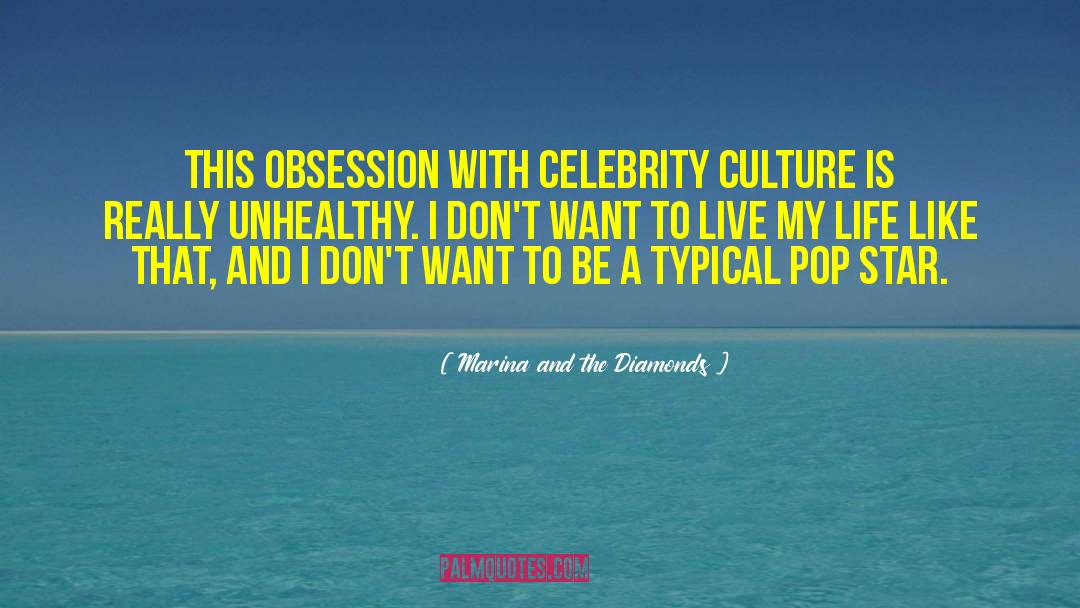 Marina And The Diamonds Quotes: This obsession with celebrity culture