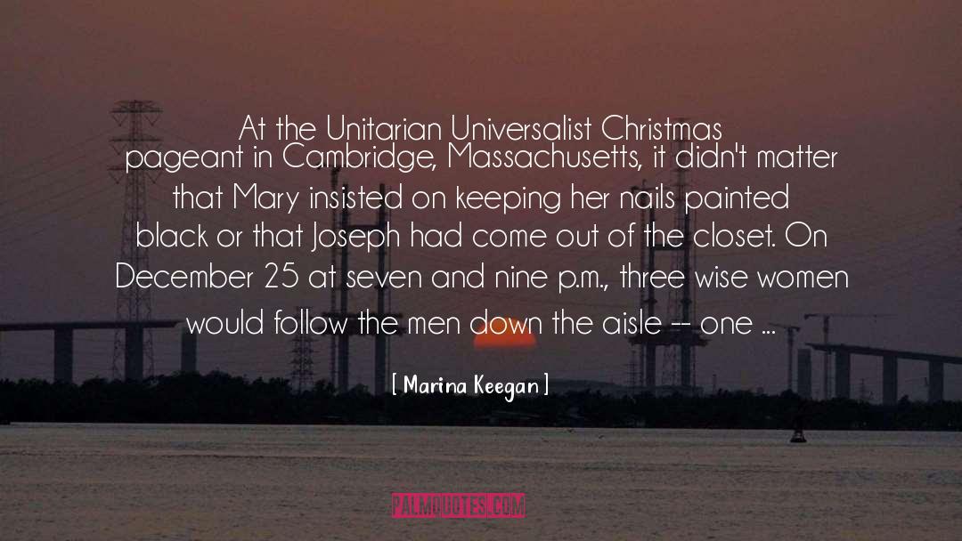 Marina Keegan Quotes: At the Unitarian Universalist Christmas