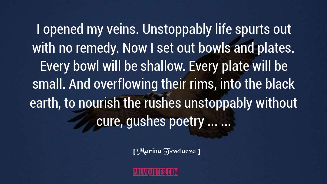 Marina Tsvetaeva Quotes: I opened my veins. Unstoppably