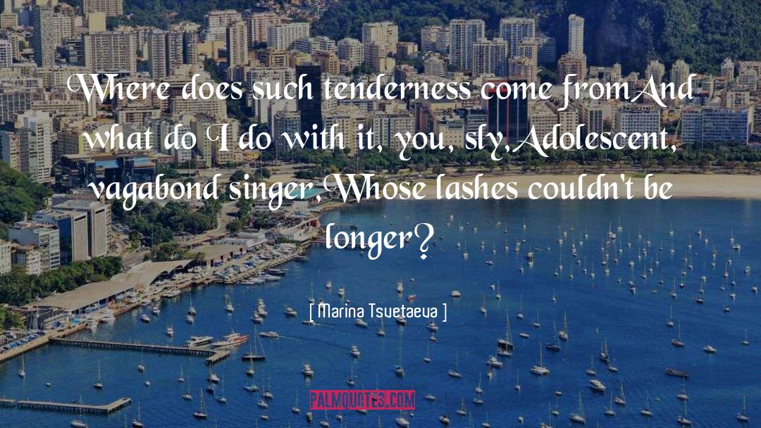 Marina Tsvetaeva Quotes: Where does such tenderness come