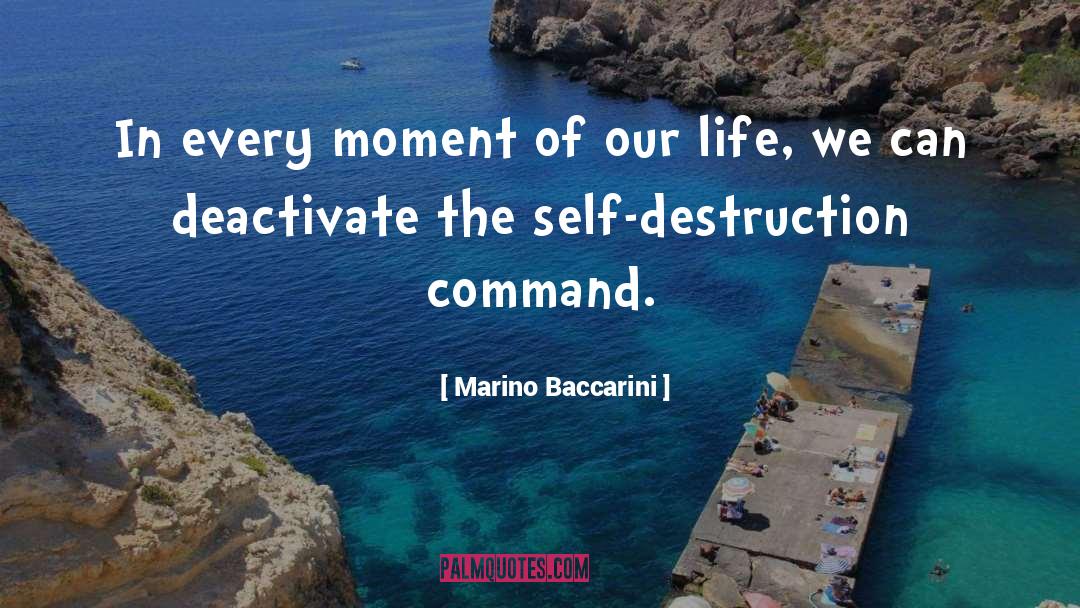 Marino Baccarini Quotes: In every moment of our