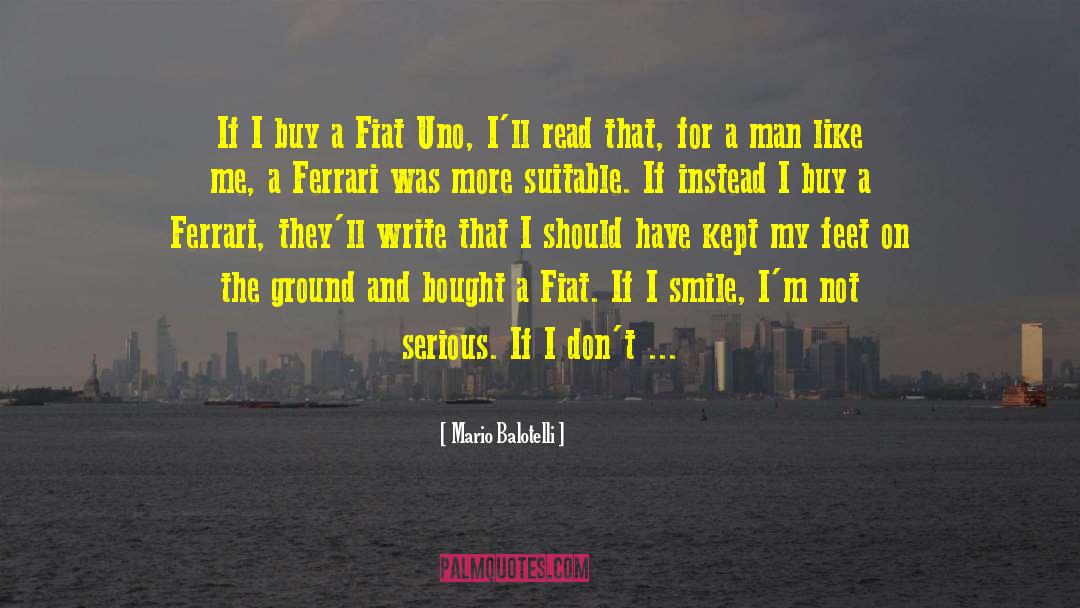 Mario Balotelli Quotes: If I buy a Fiat